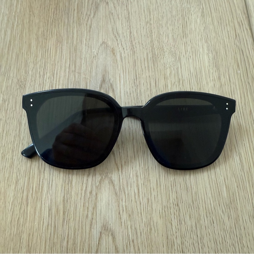 GENTLE MONSTER Libe Sleek Black Sunglasses FLAWED